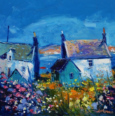 Summer Back Gardens Isle of Iona 20x20 Summer Back Gardens Isle of Iona 20x20